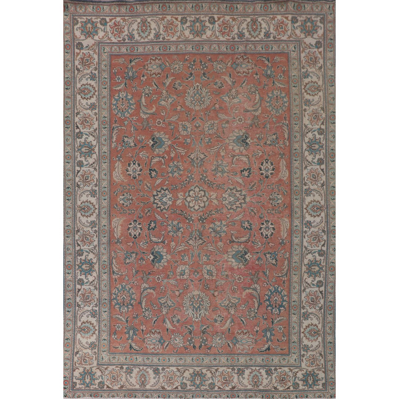 All-Over Floral Traditional Area Rug 8x11