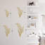 Décoration murale abstraite décorative murale pétale et feuille-124839990-124839988