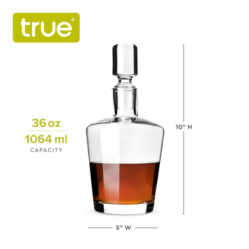 Carafe à décanter 36 oz avec bouchon en cristal Rothwell