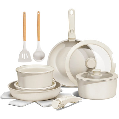 17 Pieces Ceramic Nonstick Cookware Sets