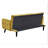 Koga 72'' Velvet Convertible Sofa-1600296992