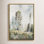 Teton "Tall Green Trees I" Print by Allison Pearce