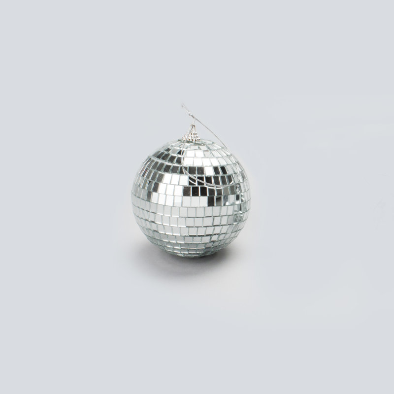 Ornement boule miroir disco