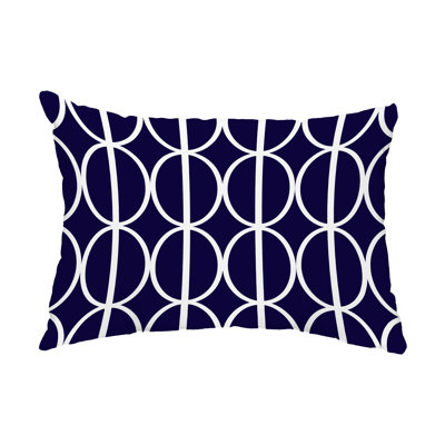 Geometric Outdoor Reversible Throw Pillow