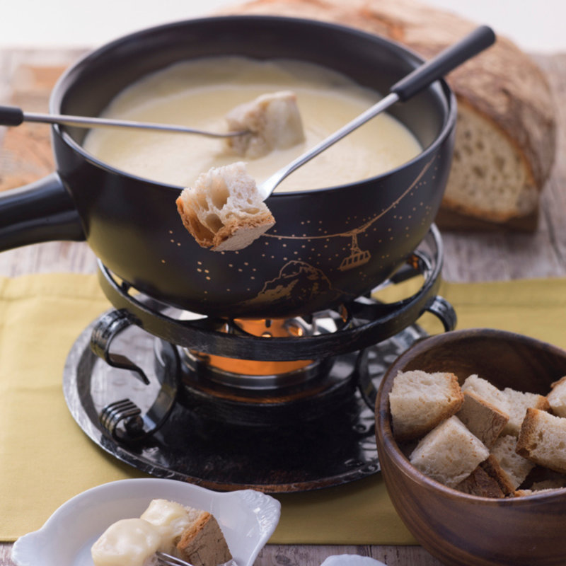 Swissmar Gruyère 9 Piece Cheese Fondue Set