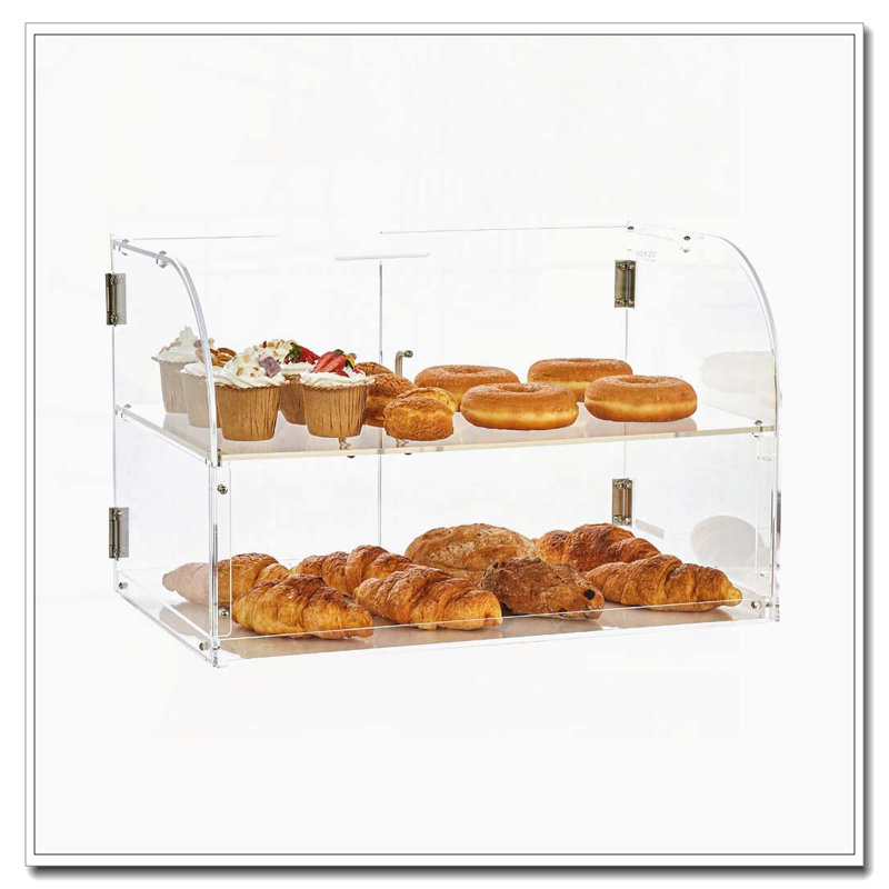Vitrine à pâtisserie commerciale à 2 niveaux