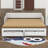Twin Size Extendable Daybed, Wooden Daybed With Trundle And Two Drawers, Sofa Bed For Teens, Adults, Bedroom, Guest Room-1071213684