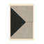Rouleau bolognais, lignes noires et blanches, série 2 sur toile-105971267