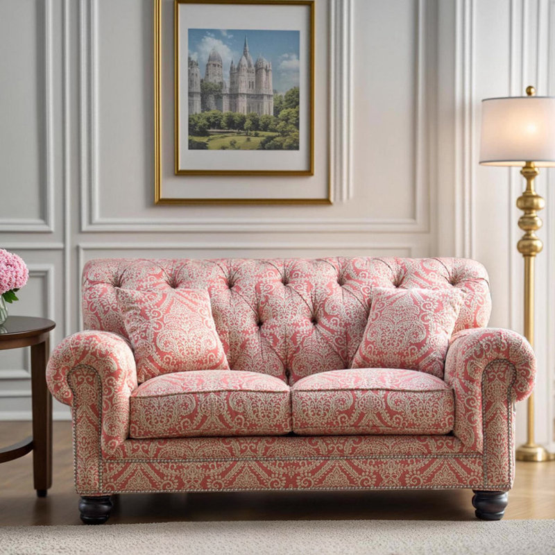 Canapé simple, simple et créatif, Rose, H 35,83 po x l 66,14 po x P 42,91 po
