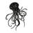 "Jellyfish" - Nautical Animals Iron Sculpture Metal Wall Art Modern Decor-94207767-94207766