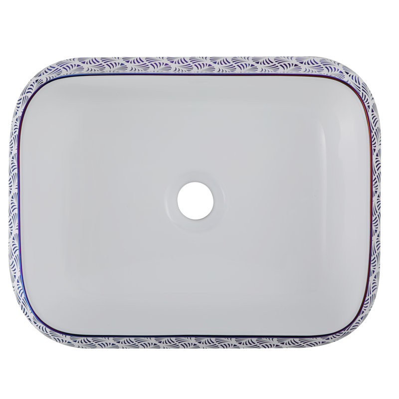Lavabo de salle de bain ovale en porcelaine vitreuse isabella