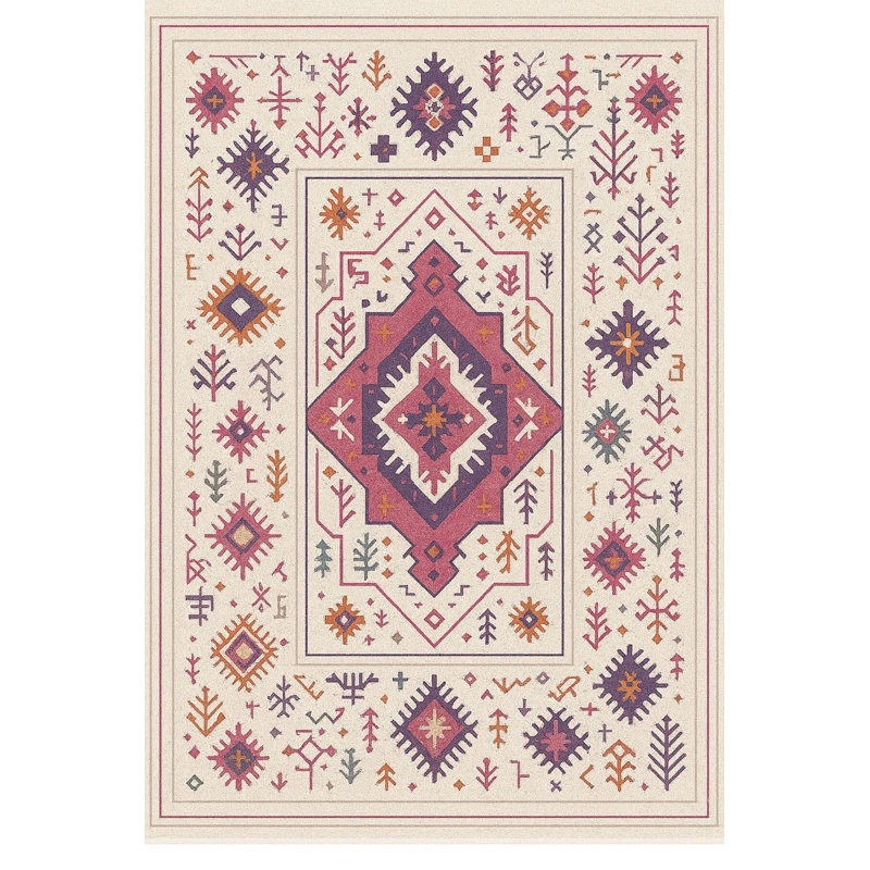 Tapis tissé à la crème Mosso, 3'11" x 5'11"