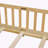 Platform Slat Bed with Door and Fence-96694411-111465454