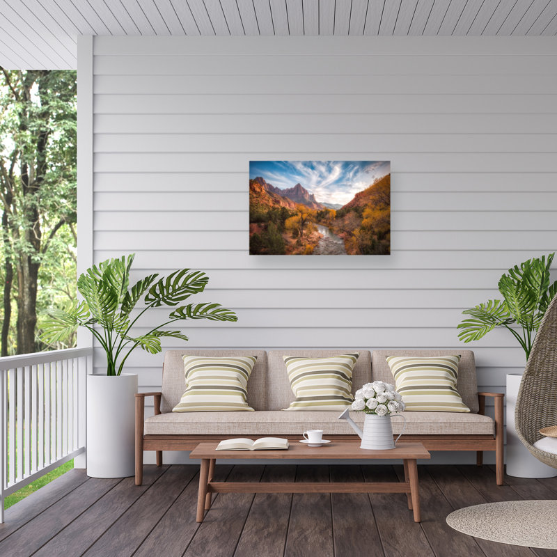 «Watchman Sunset» sur toile par Michael Zheng, reproduction, H 12 po x l 19 po