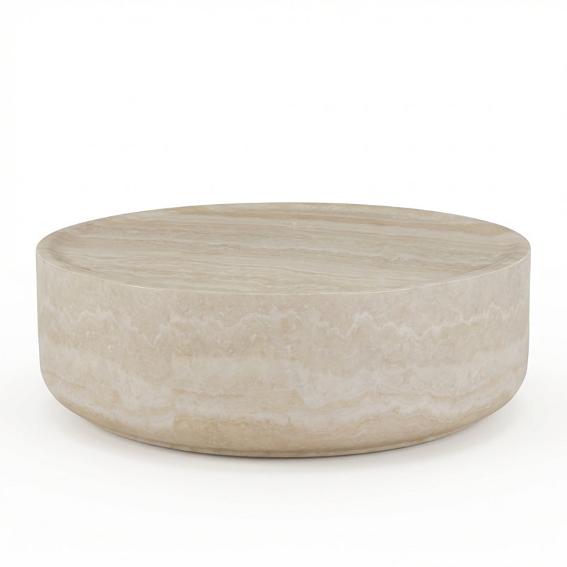 Table basse ronde et moderne