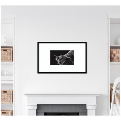 «Scottish Highland No. 6» par Crystal Lynn Collins, reproduction d'art encadrée