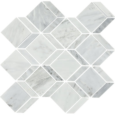 Gamma Natural Stone Balance XL Wall and Floor Mosaic Tile (Set of 10)