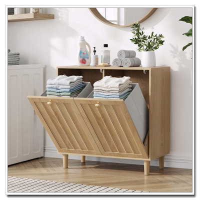 Bathroom Laundry Storage Cabinet