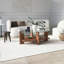 Jecory Floor Shelf Coffee Table with Storage