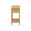 Table d'appoint, table de bout, table de chevet, table d'appoint, tiroir de rangement, chambre à coucher, salon, stratifié naturel à 2 niveaux-1072899627