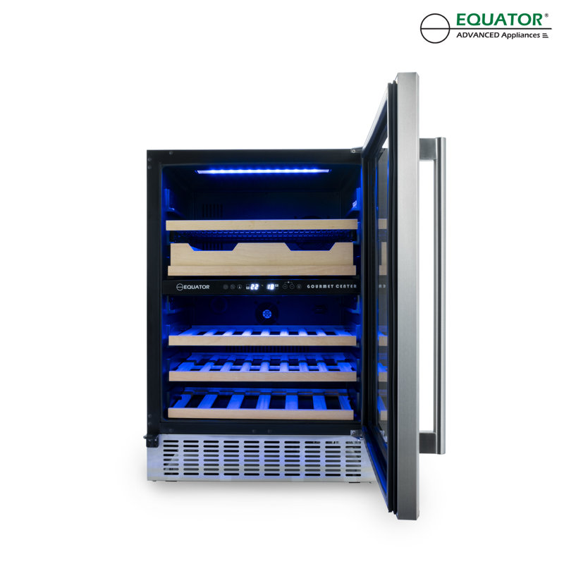 Luxury Stainless Steel Dual Zone Freestanding Gourmet Center