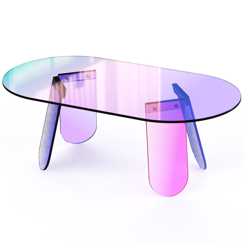 Table basse en acrylique