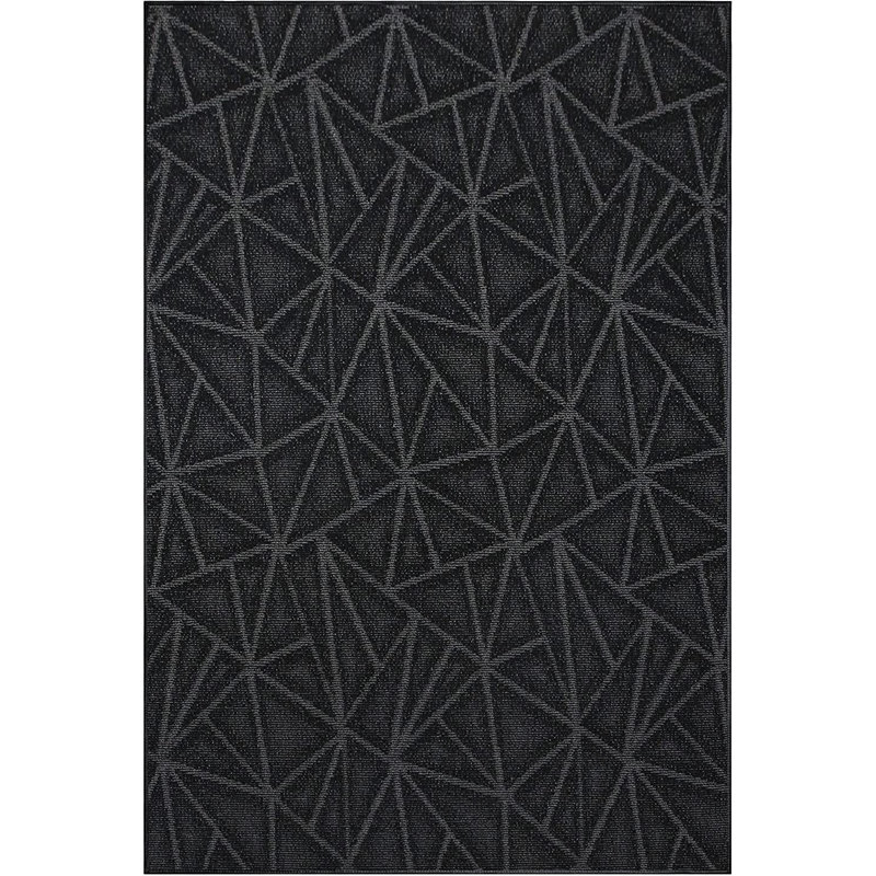 Ensemble de tapis intérieur / extérieur en nylon touffeté à la machine Clayt, Rectangle 2 pi x 3 pi