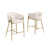 Cream Seat/Gold Frame