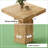 Square Kitchen Dinner Table,Modern Dining Table