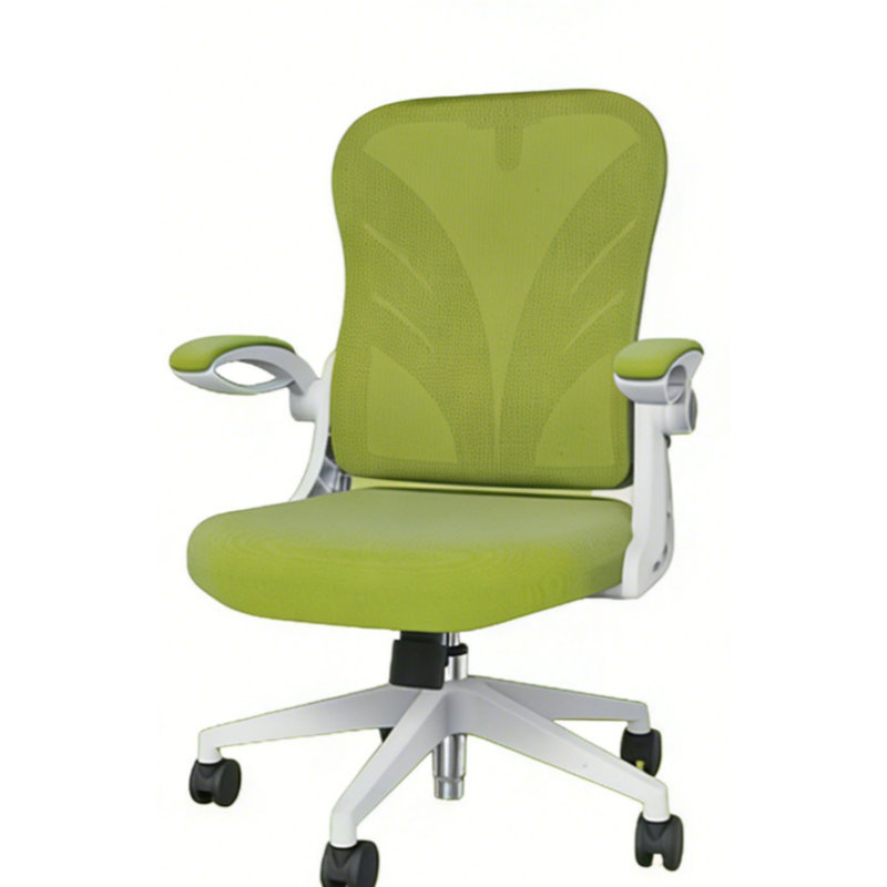 Chaise de bureau pliante colorée de marque. Fabriqué en plastique, fer et tissu de coton. Chaise de bureau ajustable pour le bureau et la maison.