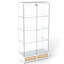 Vitrine moderne en verre avec grands tiroirs
