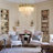 Encarna 23.5" W 8-Light Glass Tiered Chandelier