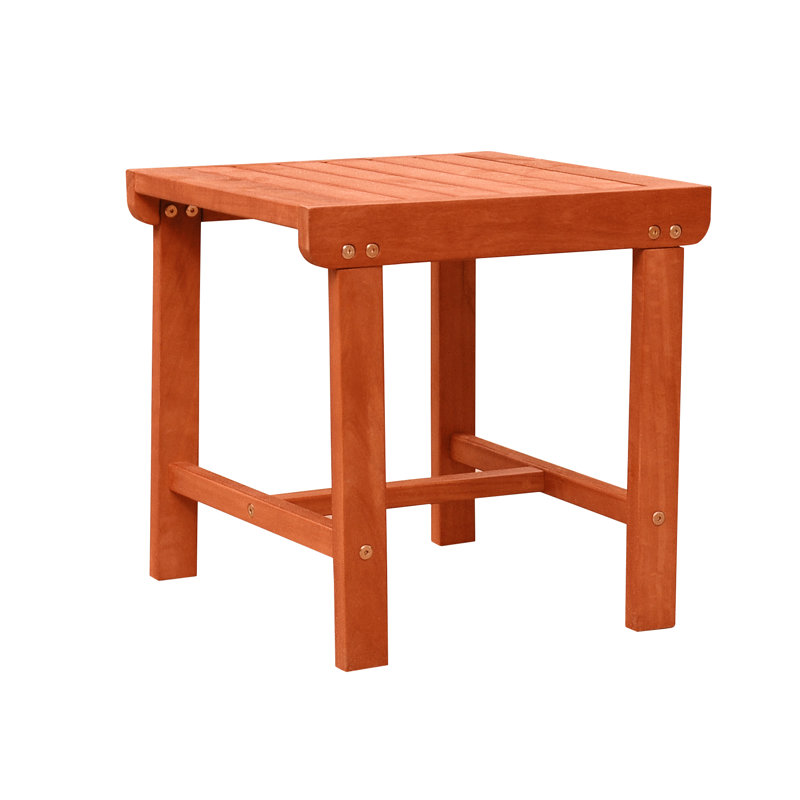 Table d'appoint Aleha, Brun