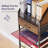 9-Tier Rolling File Organizer With Upright Trays & Drawer - Modern Office Paper Storage Cart With Mesh Shelves