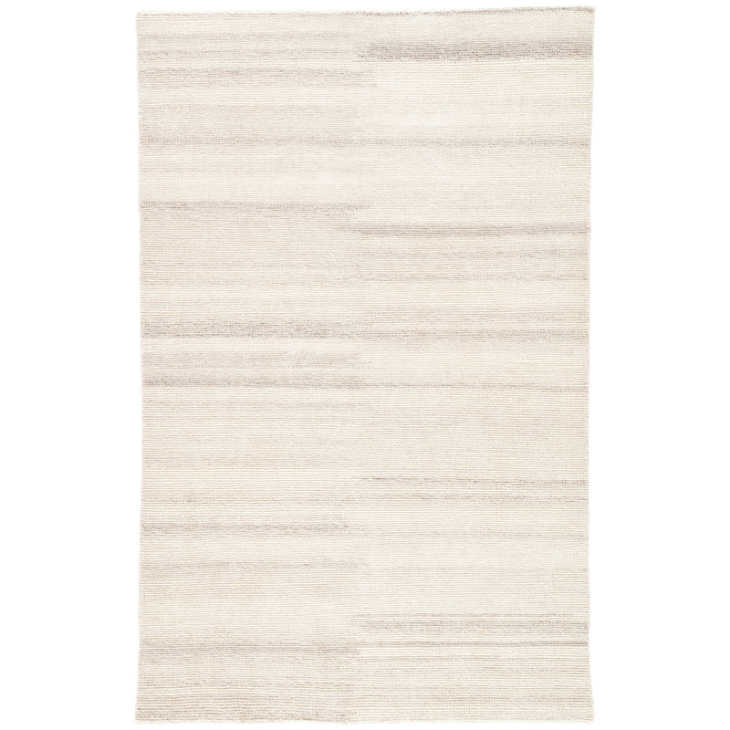 Flatweaven Cream/Taupe Indoor/Outdoor Area Rug, Rectangle 5' x 8'
