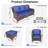 5 Piece Patio Set Rattan Outdoor Furniture Set with Cushions-2144686302