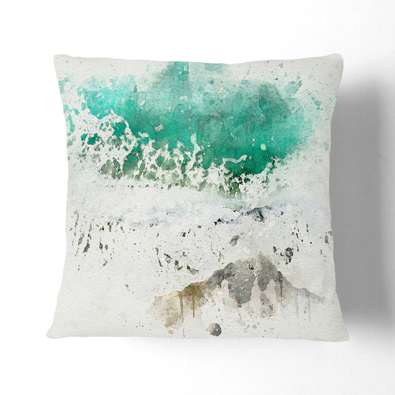 Square Throw Cushion, 40cm H x 40c m W x 15cm D