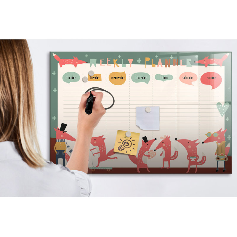 Magnetic Glass Dry Erase Board