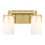 Éclairage pour salle de bain 2 lumières Irela en laiton-918299695-918299682-877385033