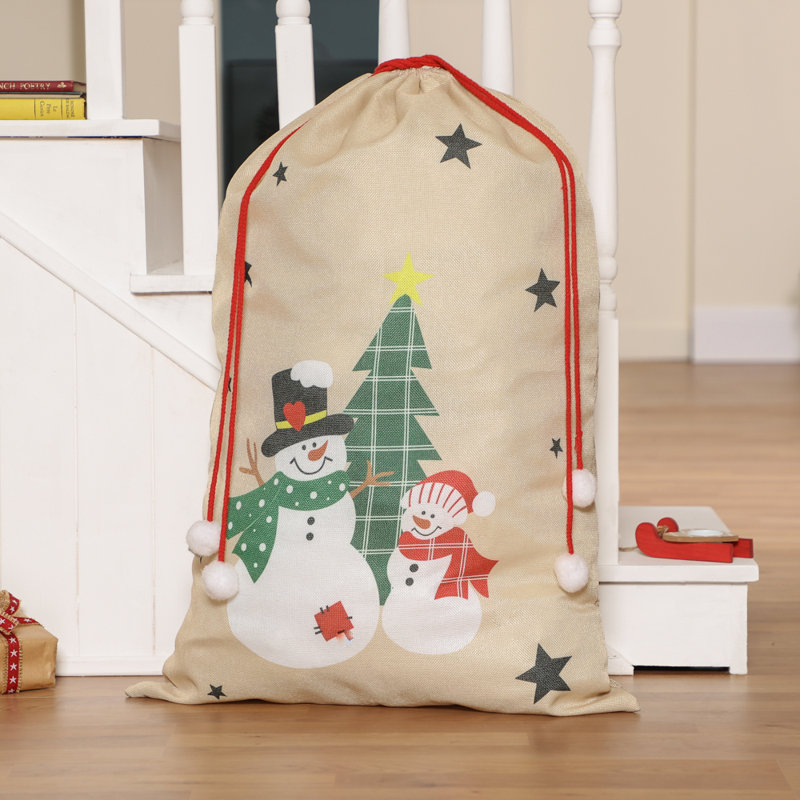 Patchy and Pete the Snowmen Christmas Sack