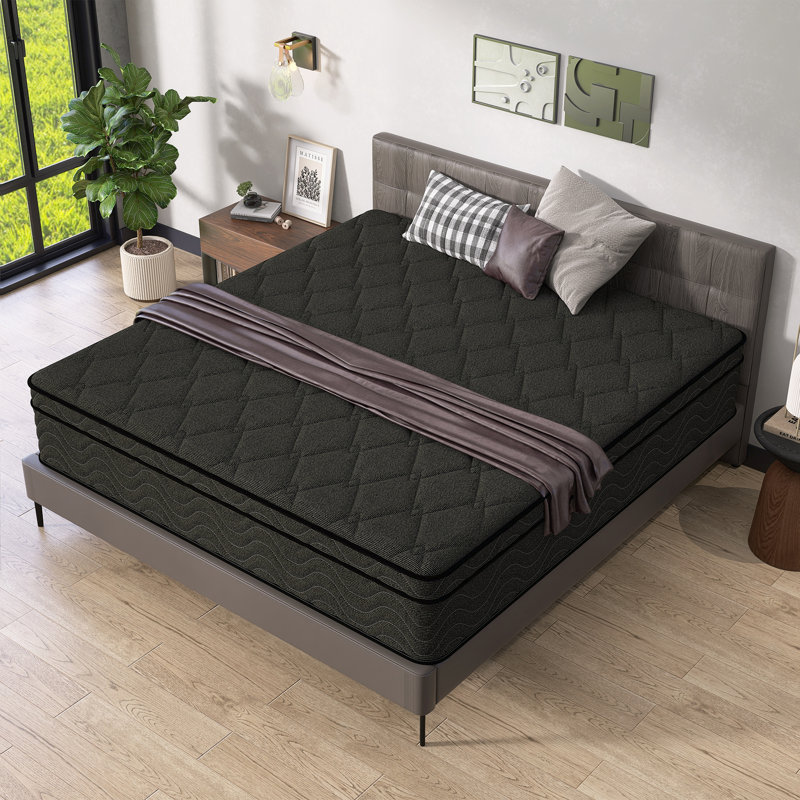 Matelas hybride à ressorts ensachés 12 po, Lit simple, 12"
