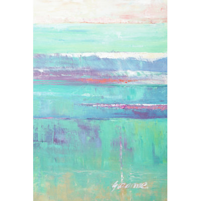 Beneath the Sea II 1 Piece Wrapped Canvas Painting
