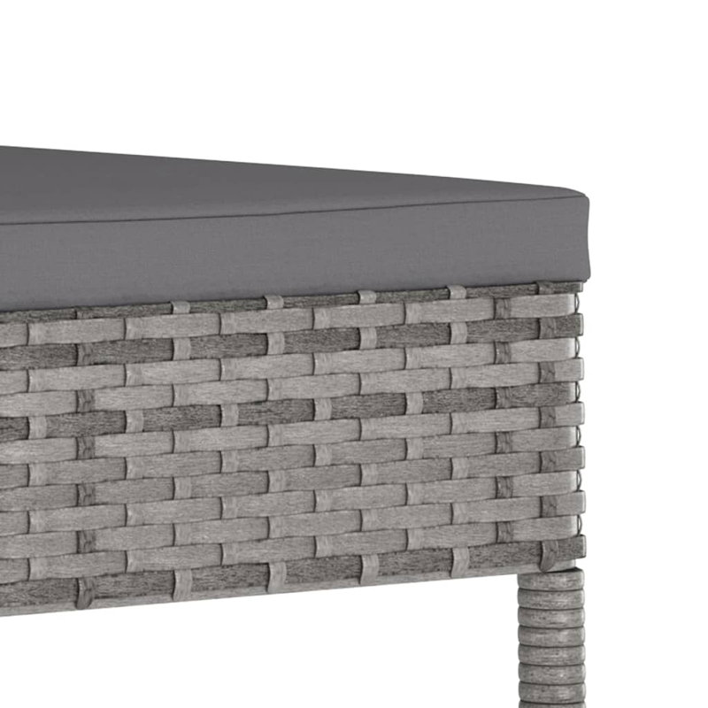 Dakara Patio Dining Side Chair with Cushion, Grey