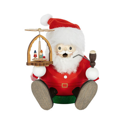 Smoker - Mini Sitting Santa with Pyramid