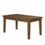Table de salle à manger transitionnelle simple 1 pièce avec tiroirs
