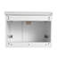Meuble-lavabo de 28 po avec lavabo en céramique pour petite salle de bain-2027225388