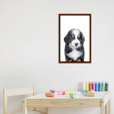 " Bernese Mountain Dog Puppy " by Watercolor Luv