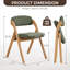 Ensemble de 4 chaises pliantes rembourrées en bois massif rembourrées pour l'intérieur et l'extérieur-539721507-539721510