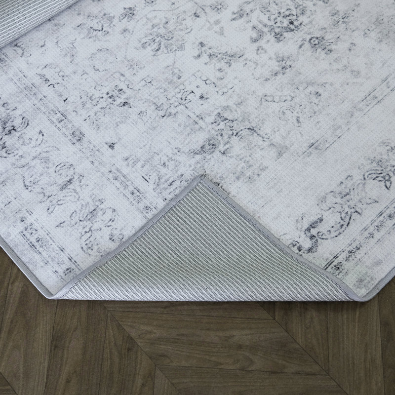 Tapis en polyester à imprimé animal de compagnie moderne, Rectangulaire 2 pi x 3 pi