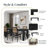 Acacia Solid Wood Dining Table-750254911